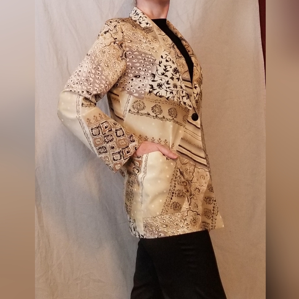 Elegant Patchwork Women's Jacket